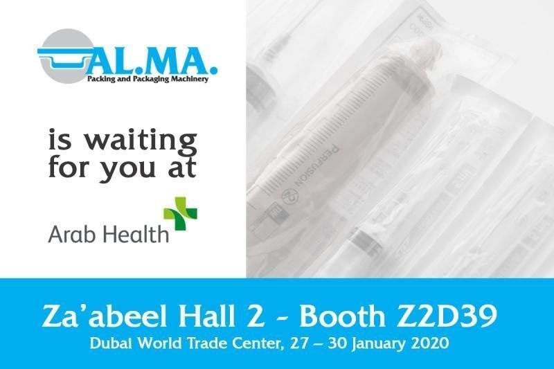 From January 27 to 30 AL.MA. will be at ARAB HEALTH in Dubai